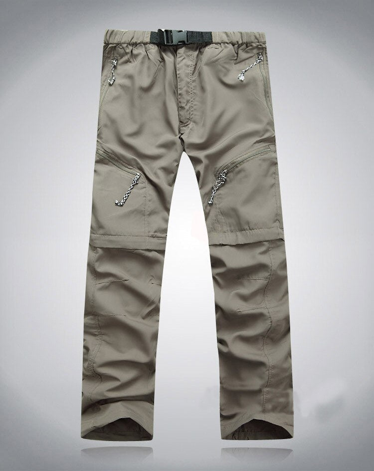 Pantalon Convertible Zippé Premium pour Homme – Cargo Utilitaire de Randonnée