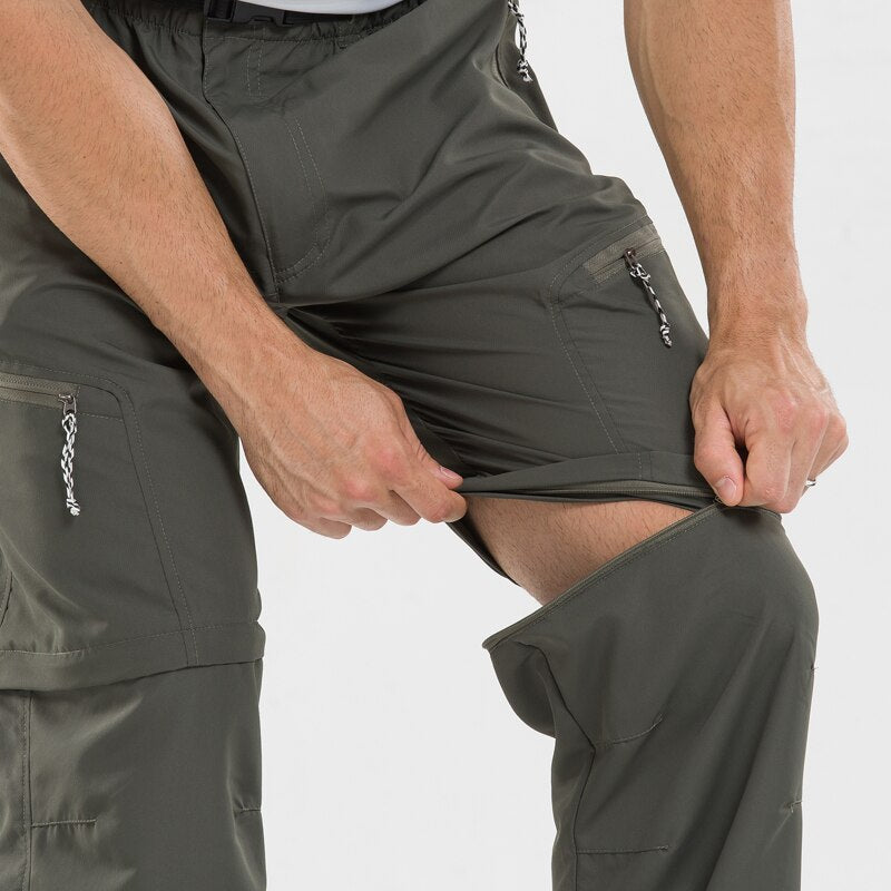 Pantalon Convertible Zippé Premium pour Homme – Cargo Utilitaire de Randonnée