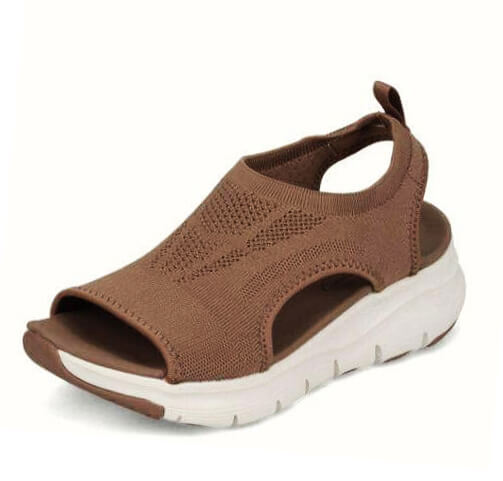 Sandales Orthopédiques Confort Large Femme – Maintien, Respirantes, Soulagement de la Douleur pour la Marche