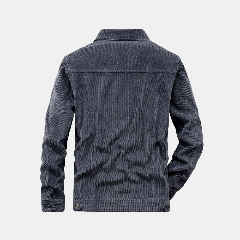 Veste Homme en Velours Côtelé – Style Élégant et Confort Fonctionnel