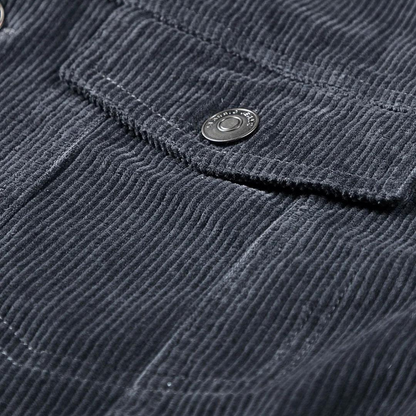 Veste Homme en Velours Côtelé – Style Élégant et Confort Fonctionnel