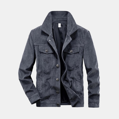Veste Homme en Velours Côtelé – Style Élégant et Confort Fonctionnel