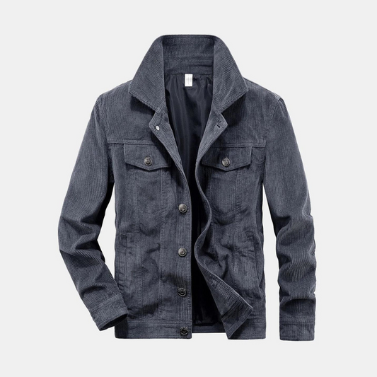 Veste Homme en Velours Côtelé – Style Élégant et Confort Fonctionnel