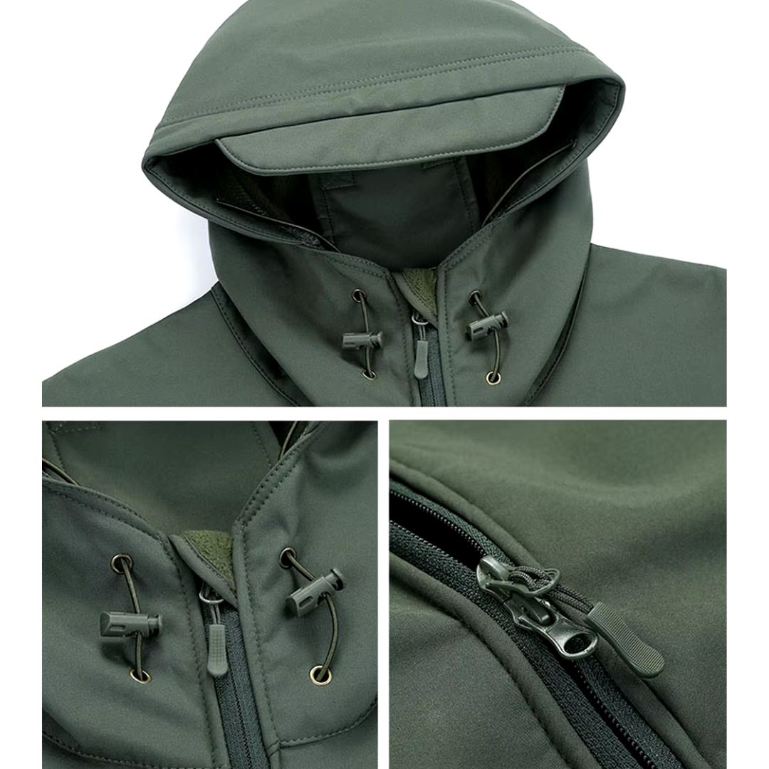 Veste à Capuche Étanche Ultralégère pour Homme –  Fermeture éclair Vêtements d'extérieur