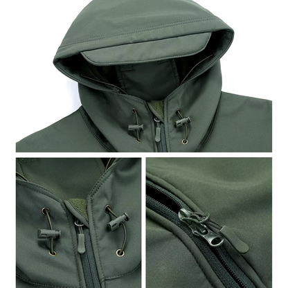 Veste à Capuche Étanche Ultralégère pour Homme –  Fermeture éclair Vêtements d'extérieur