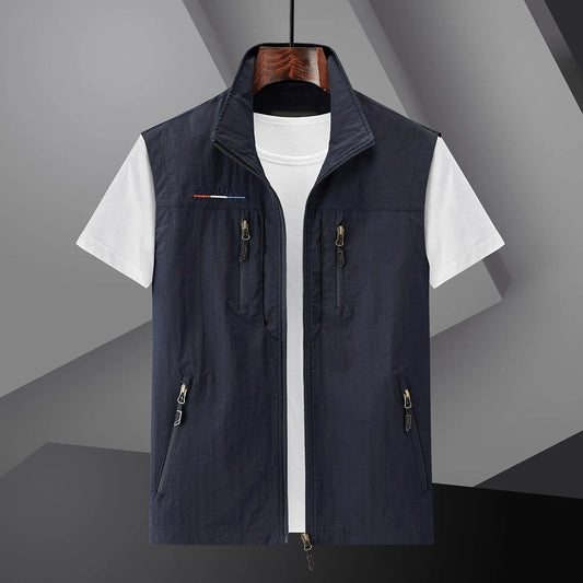 Men's Summer Multi-Pocket Vest – Outdoor Travel Vest