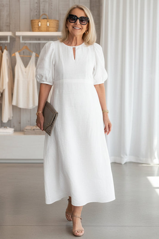 Robe Maxi Noire Élégante Femme – Tenue de Soirée Formelle