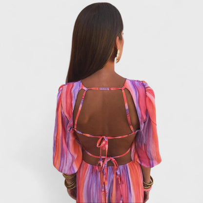 DELACROIX | Robe maxi femme Eclat Riviera