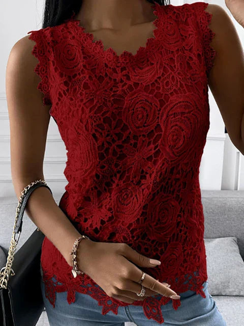 Structured Tank Top Salome – Modern Elegance and Versatile Style