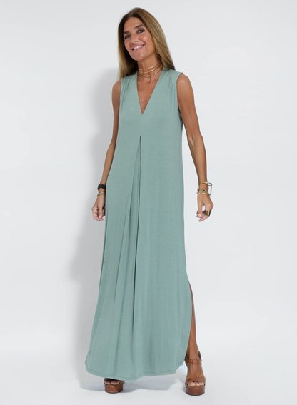 Ensemble Deux-Pièces Élégant pour Femme – Robe et Kimono à Manches Longues d’Été