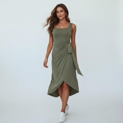 Women's Summer Wrap Dress - Flowing and Elegant