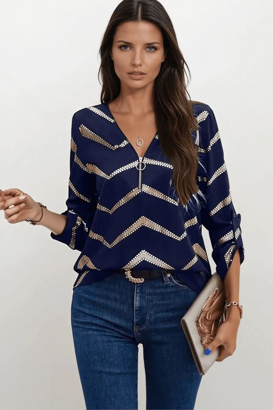 Elegant women's blouse – Timeless cut and refined style