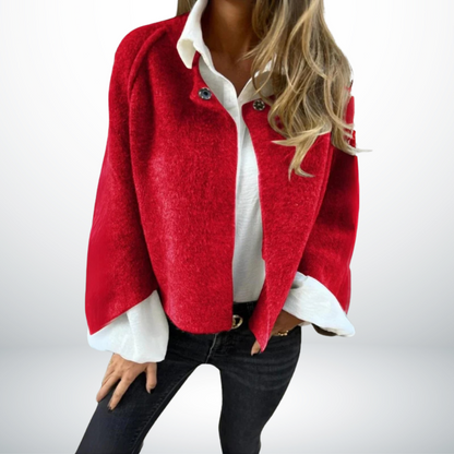 Manteau court luxe pour femme