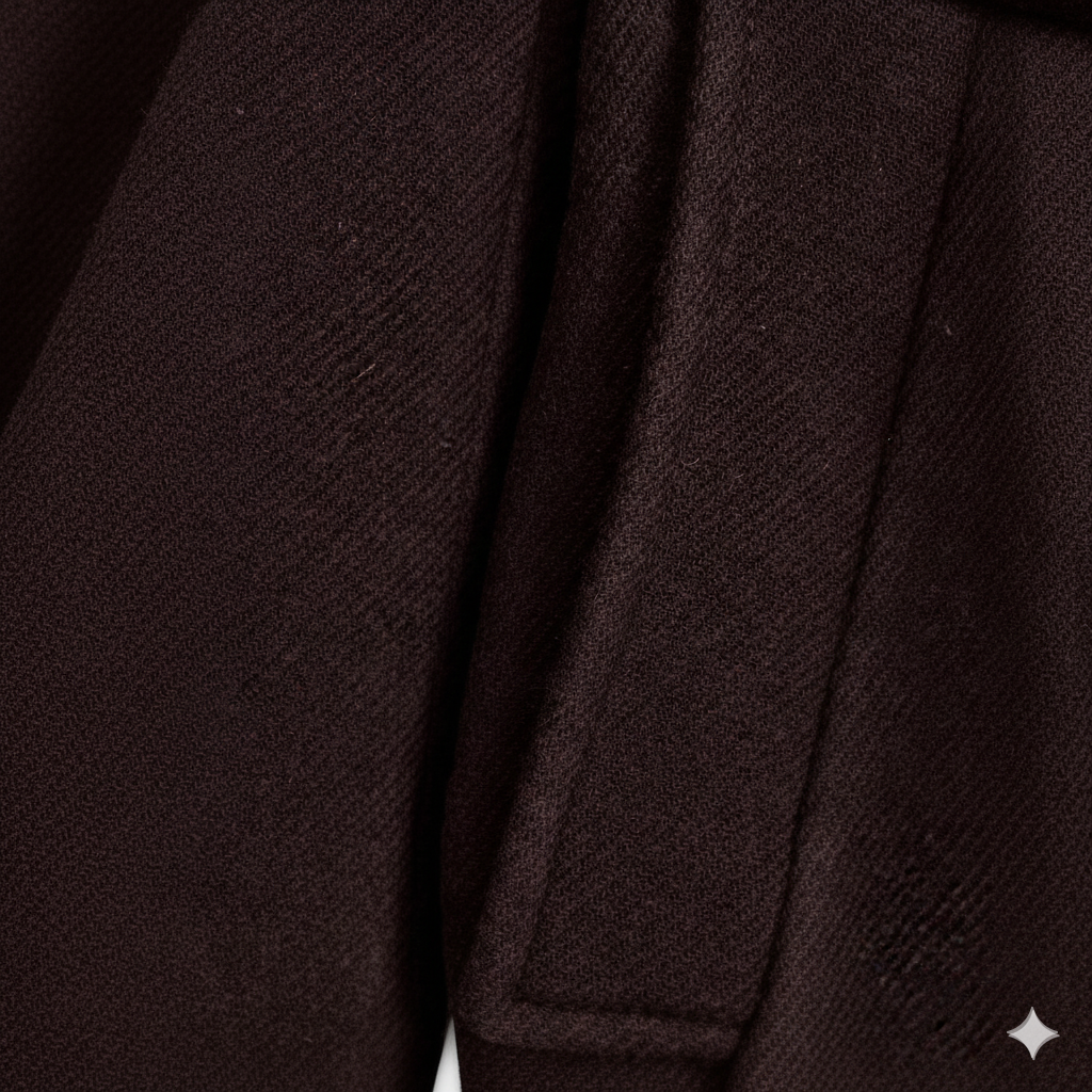 Manteau Femme Premium en Laine avec Ceinture – Modèle Hiver Élégant Double Boutonnage