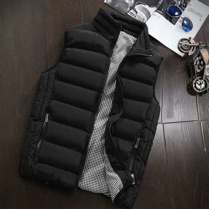 Gilet Matelassé Imperméable pour Homme – Veste Décontractée et Chaude