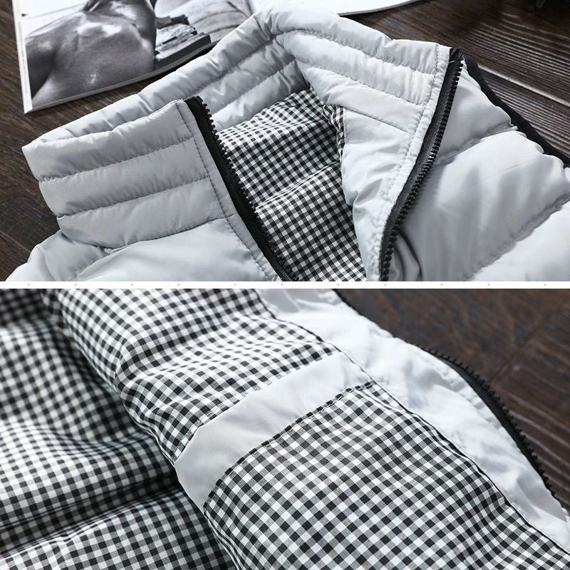 Gilet Matelassé Imperméable pour Homme – Veste Décontractée et Chaude