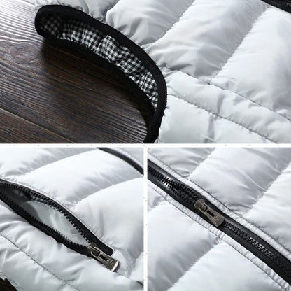 Gilet Matelassé Imperméable pour Homme – Veste Décontractée et Chaude