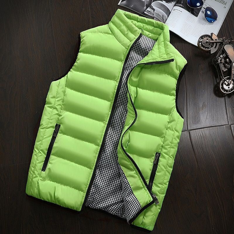 Gilet Matelassé Imperméable pour Homme – Veste Décontractée et Chaude