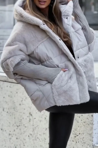 Manteau d’Hiver pour Femme | Matelassé avec Capuche