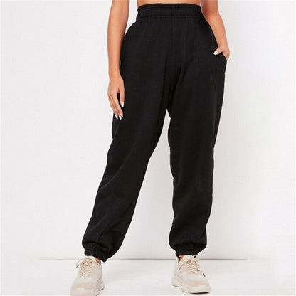 Pantalon de Jogging Confortable en Polaire Femme – Loungewear Épais et Doux