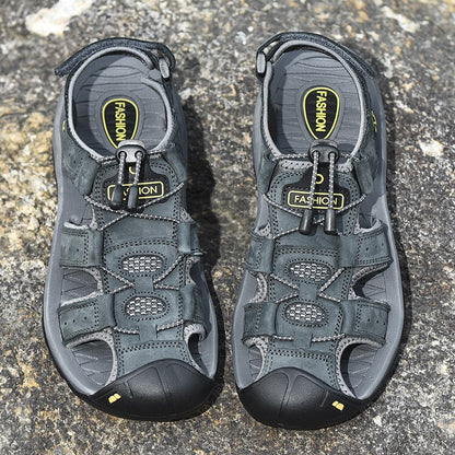Sandales en cuir | Sandales confortables et élégantes pour homme