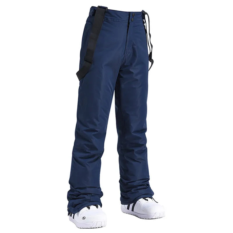Pantalon de Snowboard Imperméable pour Homme avec Bretelles – Pantalon de Ski Hivernal Isolé