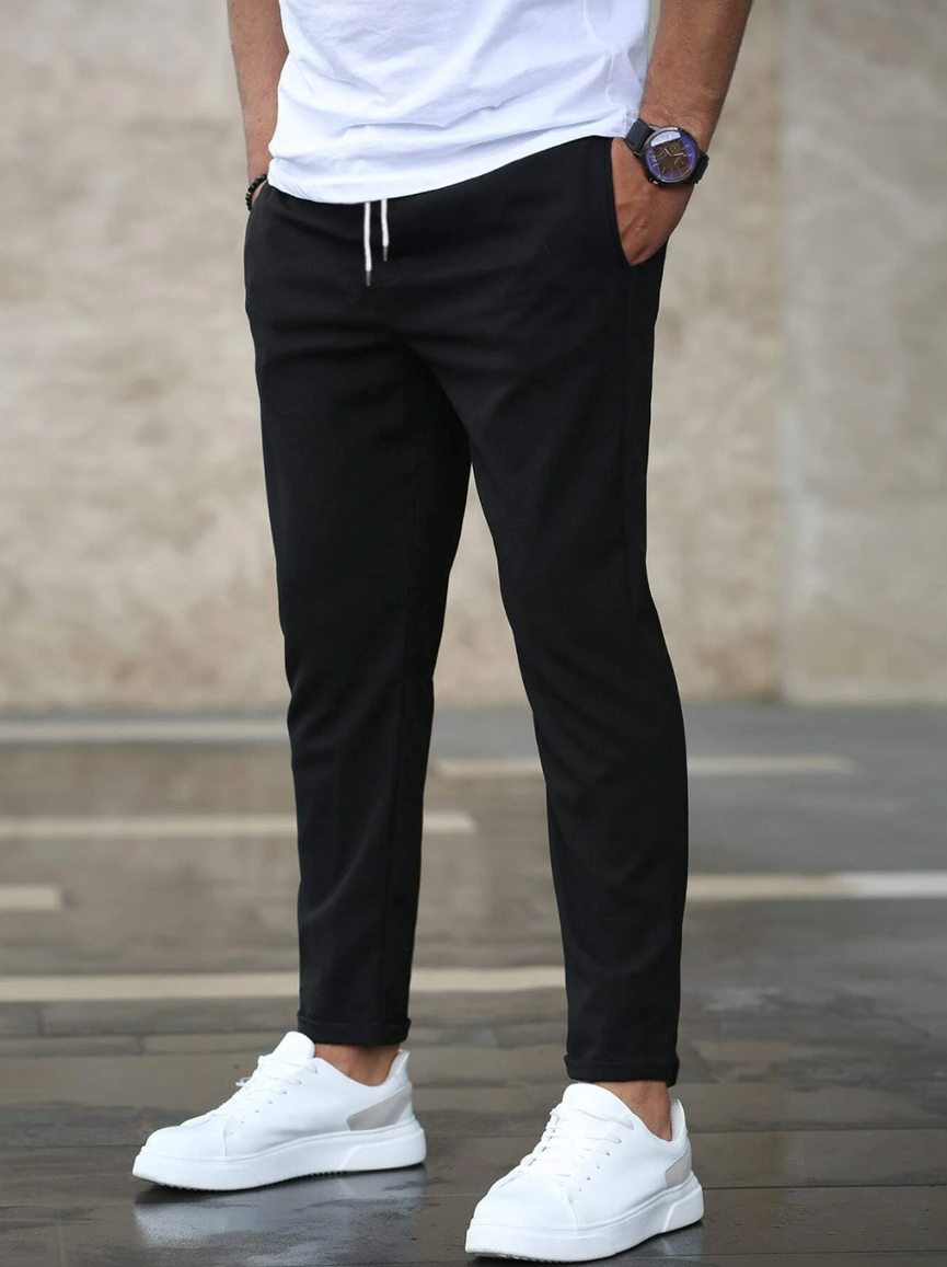 Men's Slim Fit Jogging – Casual Trousers with Drawstring