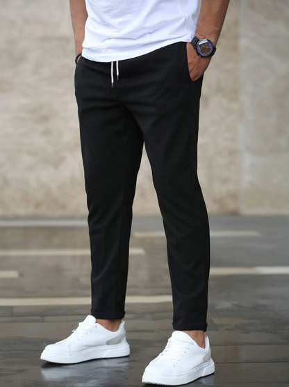 Men's Slim Fit Jogging – Casual Trousers with Drawstring