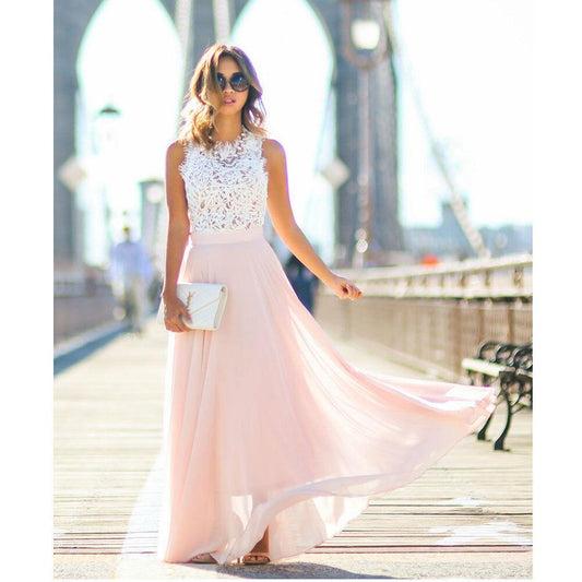 Robe d’été en dentelle élégante pour femme