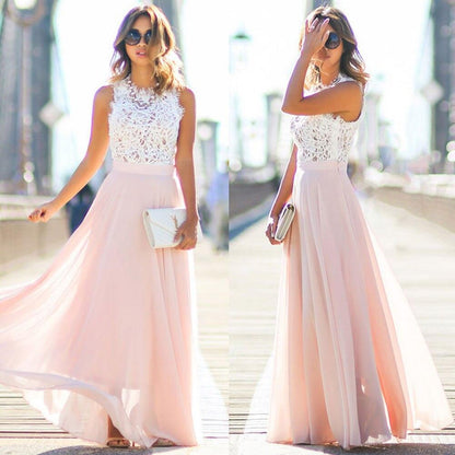 Robe d’été en dentelle élégante pour femme