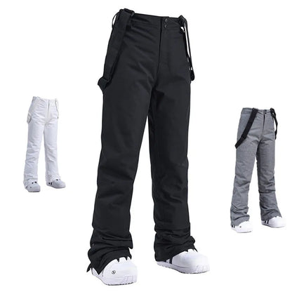 Pantalon de Snowboard Imperméable pour Homme avec Bretelles – Pantalon de Ski Hivernal Isolé