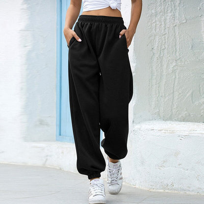 Pantalon de Jogging Confortable en Polaire Femme – Loungewear Épais et Doux