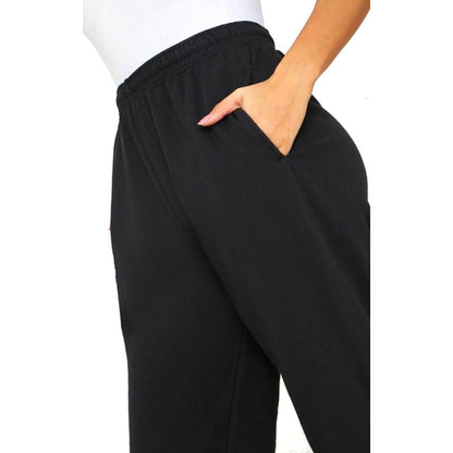 Pantalon de Jogging Confortable en Polaire Femme – Loungewear Épais et Doux