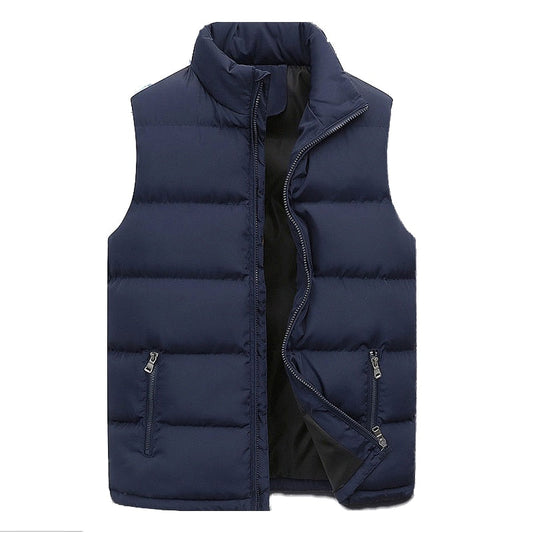 Quilted Vest for Men – Comfortable Layer with Zipper