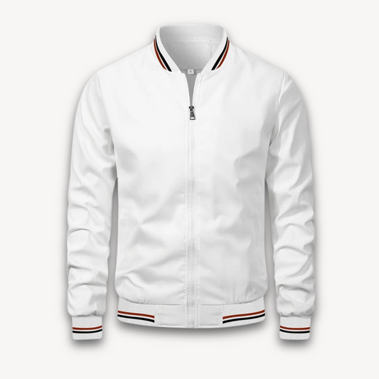 Men's Casual Lightweight Bomber Jacket – Stylish Stand-Up Collar