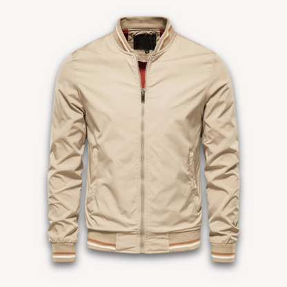 Veste Bomber Légère Décontractée Homme – Col Montant Stylé