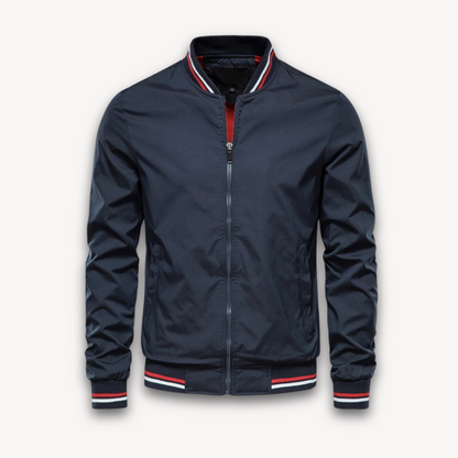 Veste Bomber Légère Décontractée Homme – Col Montant Stylé