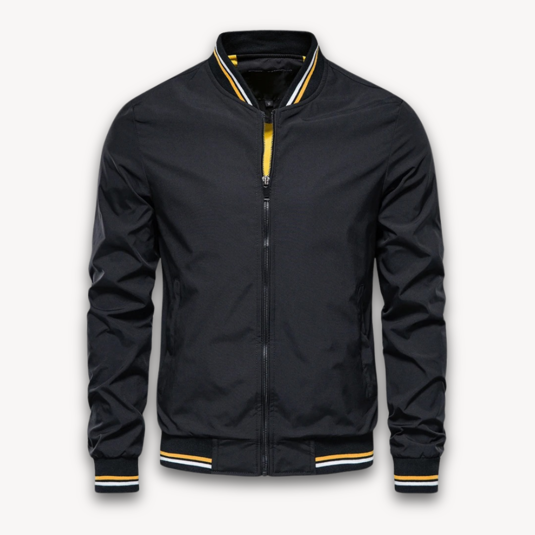 Veste Bomber Légère Décontractée Homme – Col Montant Stylé