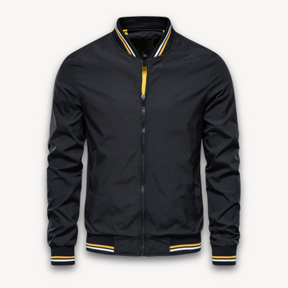 Veste Bomber Légère Décontractée Homme – Col Montant Stylé