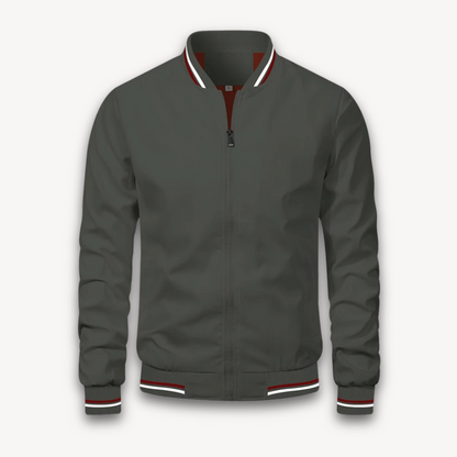 Veste Bomber Légère Décontractée Homme – Col Montant Stylé