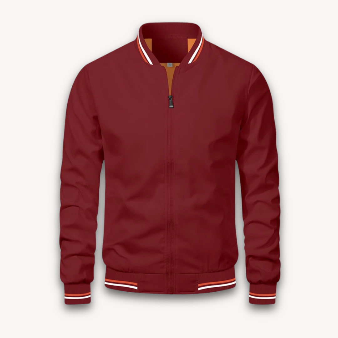 Veste Bomber Légère Décontractée Homme – Col Montant Stylé