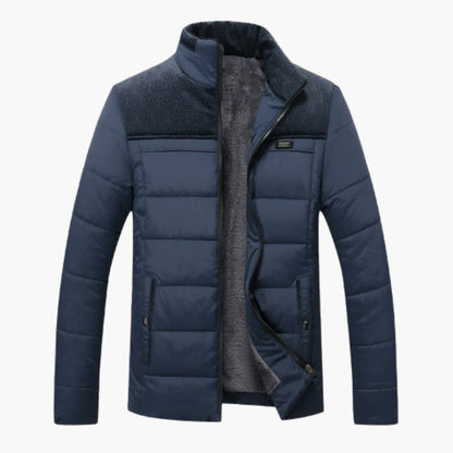 Veste Matelassée Homme en Polaire Moderne – Col Montant Élégant