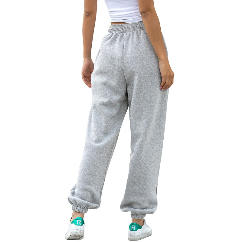 Pantalon de Jogging Confortable en Polaire Femme – Loungewear Épais et Doux