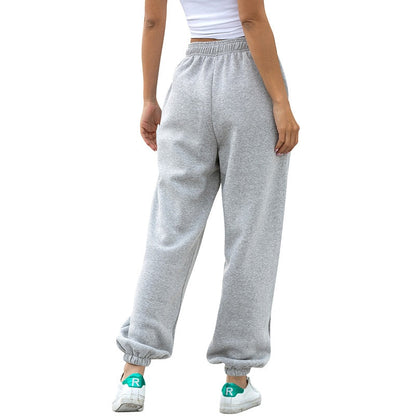 Pantalon de Jogging Confortable en Polaire Femme – Loungewear Épais et Doux