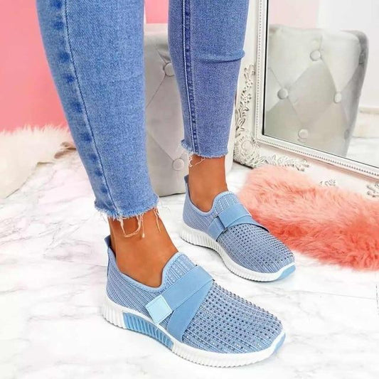 Baskets à scratch pour femme avec soutien