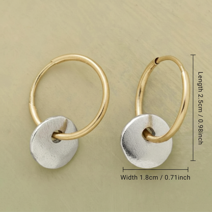 Creoli eleganti da donna di lusso – Stile raffinato, chic e artigianale.