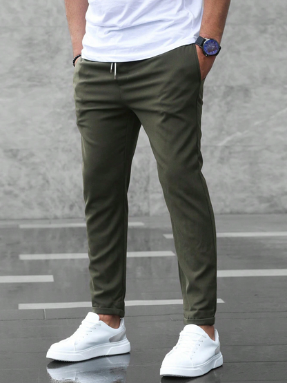 Men's Slim Fit Jogging – Casual Trousers with Drawstring