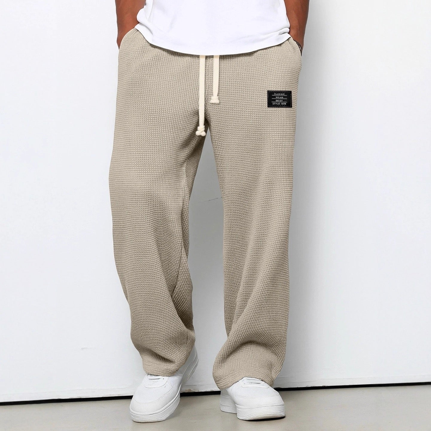 Men's Casual Premium Trousers – Comfortable Trousers with Embossed Texture