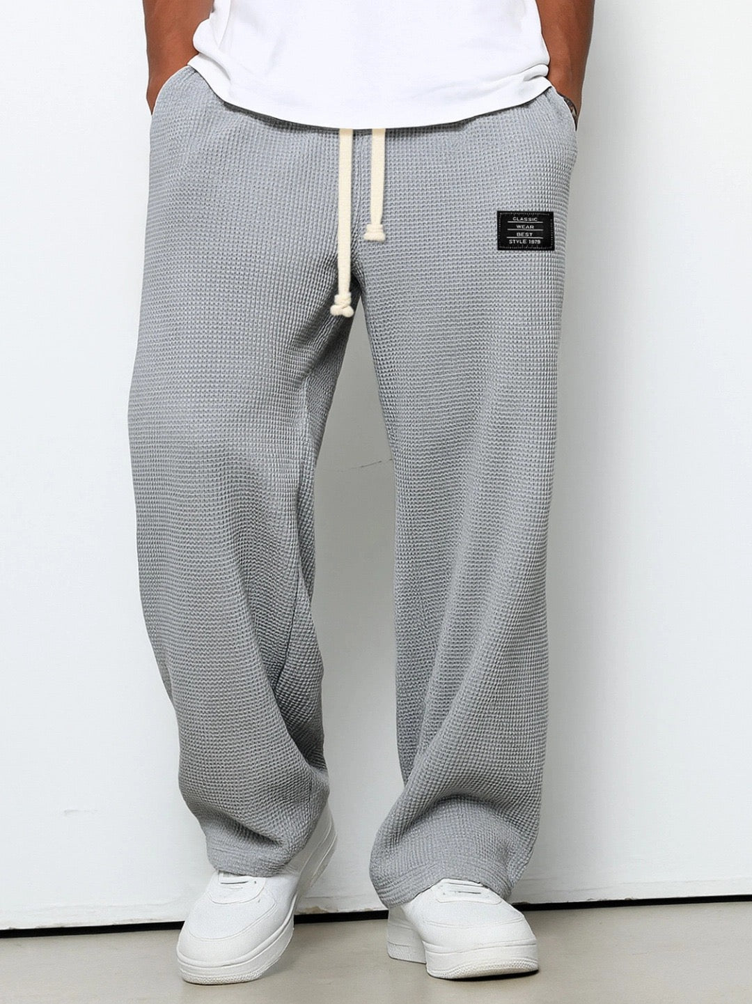 Men's Casual Premium Trousers – Comfortable Trousers with Embossed Texture