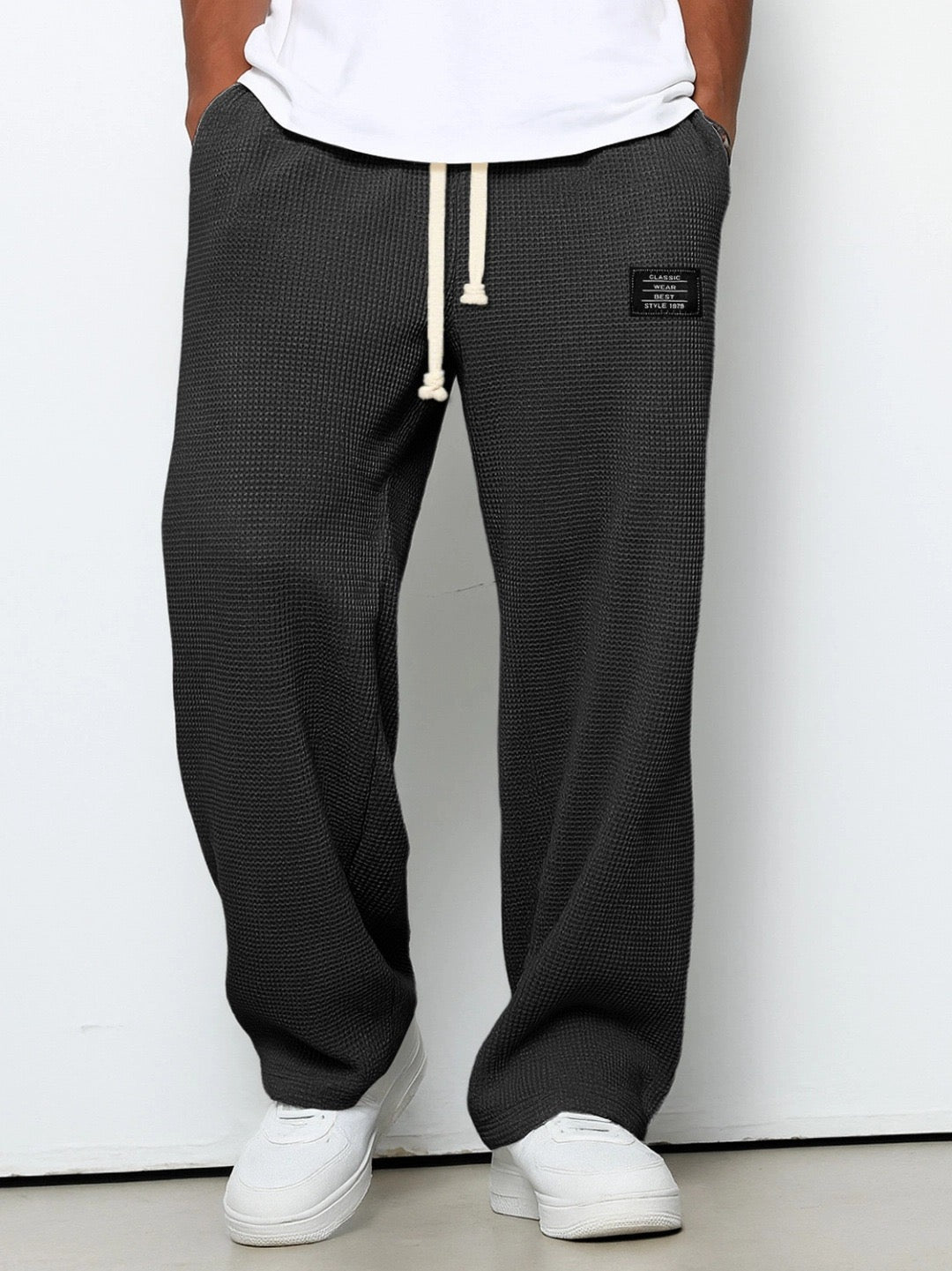 Men's Casual Premium Trousers – Comfortable Trousers with Embossed Texture